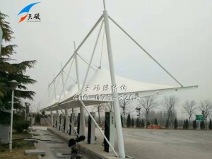 臨沂蘭陵服務區充電樁膜結構